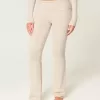 Gilly Hicks Sweater-Knit Foldover Waist Boot Pants