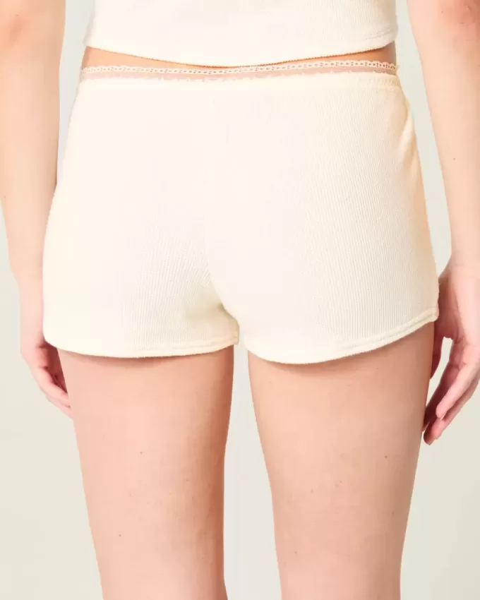 Gilly Hicks Waffle Lace Shortie Shorts