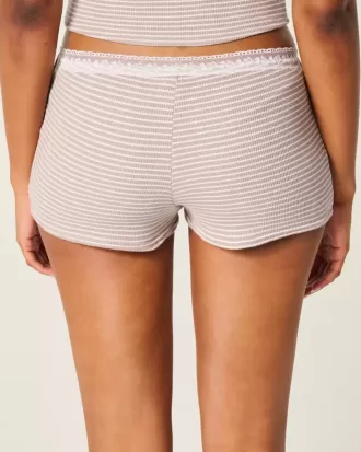 Gilly Hicks Waffle Lace Shortie Shorts