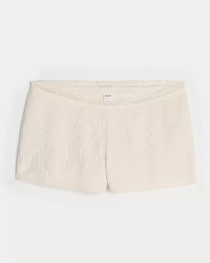 Gilly Hicks Waffle Lace Shortie Shorts