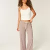 Gilly Hicks Waffle Lace Straight Pants