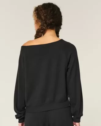 Gilly Hicks Waffle Off-the-Shoulder Top