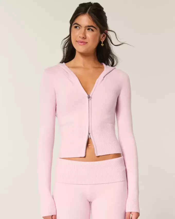 Gilly Hicks Zip-Up Sweater Hoodie