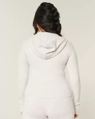 Gilly Hicks Zip-Up Sweater Hoodie