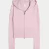 Gilly Hicks Zip-Up Sweater Hoodie