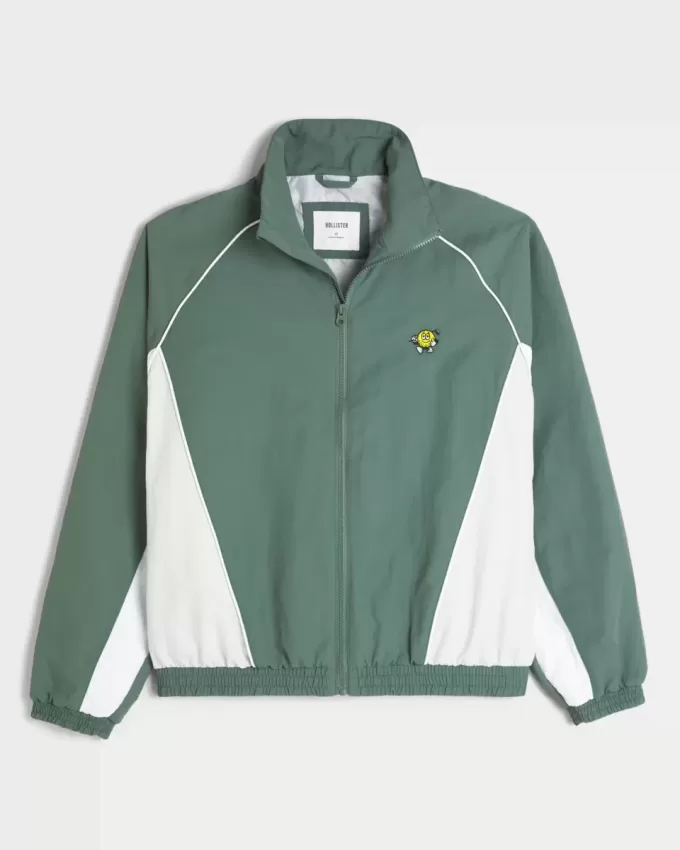 Golf Graphic Windbreaker Jacket