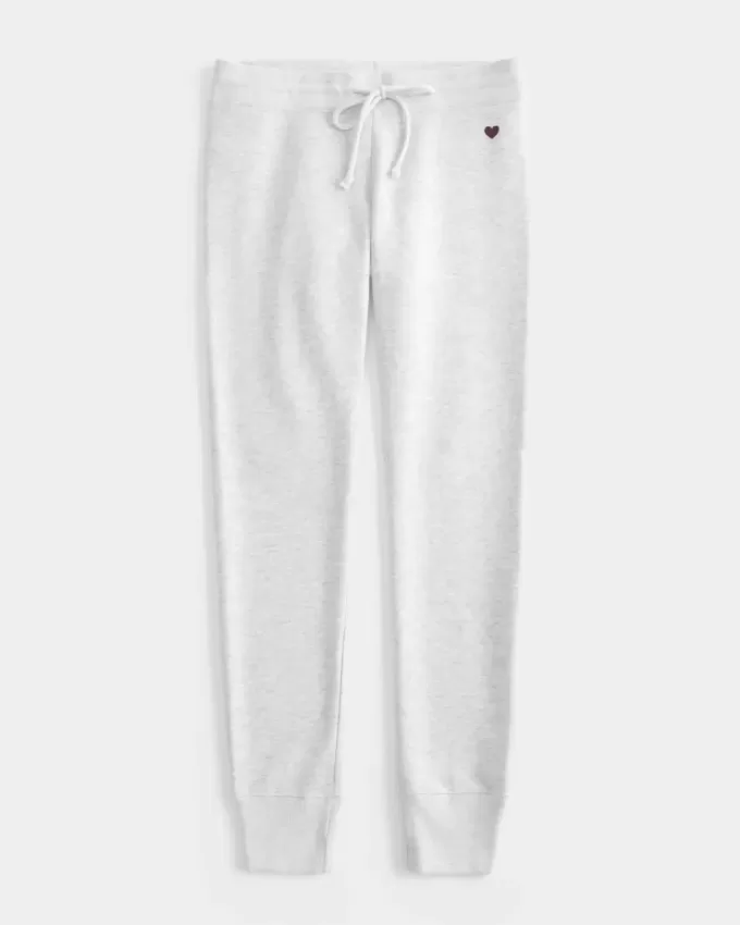 Heart Graphic Fleece Leggings