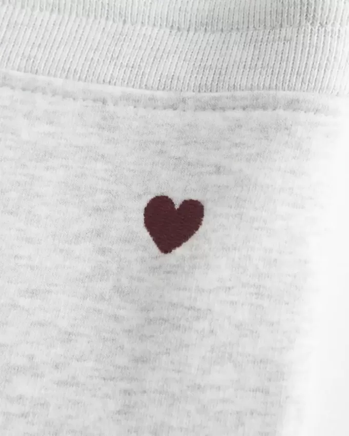 Heart Graphic Fleece Leggings