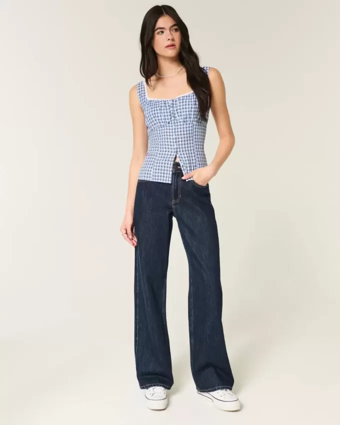 High-Rise Baggy Jeans