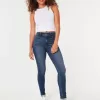High-Rise Dark Wash Jean Leggings