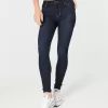 High-Rise Dark Wash Jean Leggings