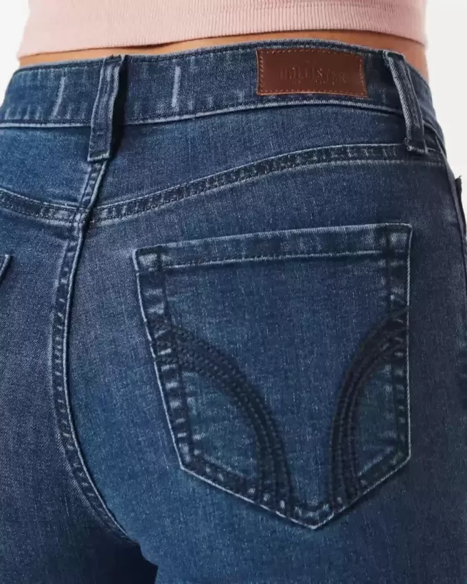 High-Rise Dark Wash Super Skinny Jeans