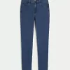 High-Rise Dark Wash Super Skinny Jeans