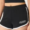 High-Rise Logo Shorts