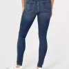 High-Rise Medium Wash Jean Leggings