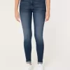 High-Rise Medium Wash Super Skinny Jeans
