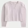 Hollister Comfy Cloud Boxy Notch-Neck Sweater