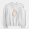 Hollister Comfy Cloud Bunny Graphic Crew Sweater