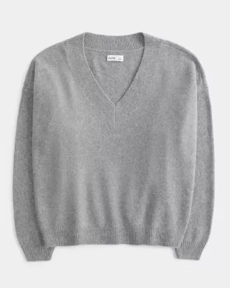 Hollister Comfy Cloud Oversized V-Neck Sweater