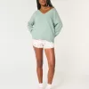 Hollister Comfy Cloud Oversized V-Neck Sweater