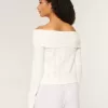 Hollister Comfy Cloud Stitchy Off-the-Shoulder Sweater