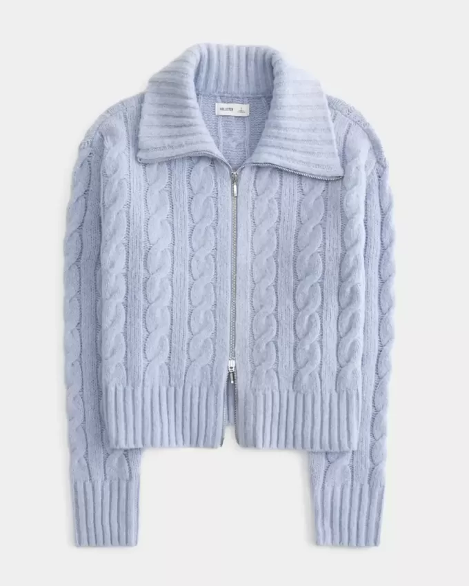 Hollister Comfy Cloud Zip-Up Sweater