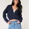 Hollister Comfy Cloud Zip-Up Sweater Hoodie