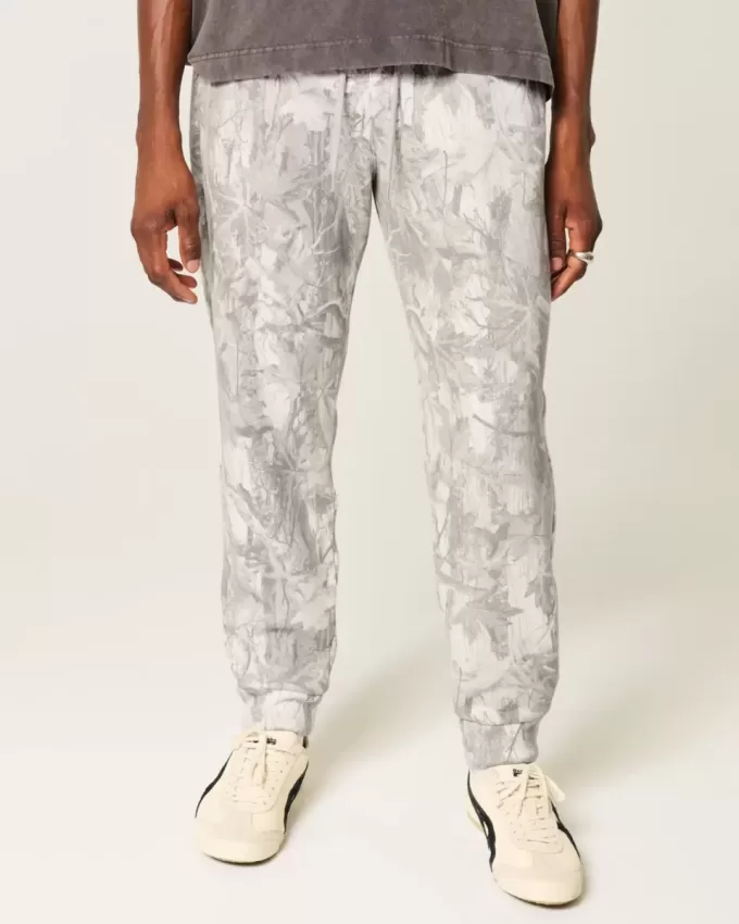 Hollister Feel Good Camo Fleece Joggers