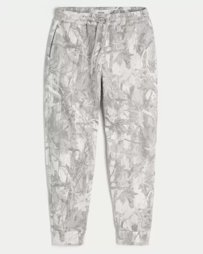 Hollister Feel Good Camo Fleece Joggers