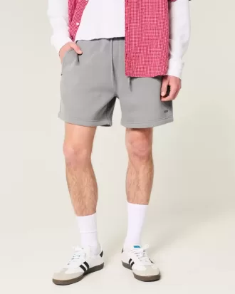 Hollister Feel Good Fleece Mid-Thigh Loose Shorts