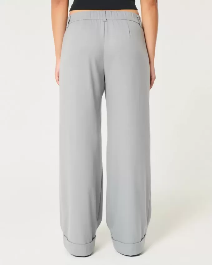Hollister Livvy Low-Rise Wide-Leg Pants