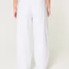 Hollister Livvy Ultra High-Rise Linen-Blend Wide-Leg Pants