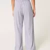 Hollister Livvy Ultra High-Rise Linen-Blend Wide-Leg Pants