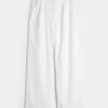 Hollister Livvy Ultra High-Rise Linen-Blend Wide-Leg Pants