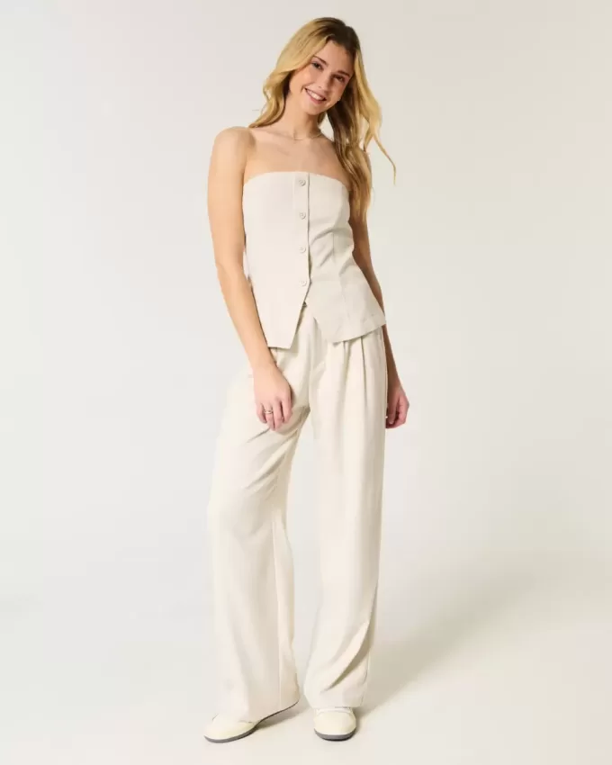 Hollister Livvy Ultra High-Rise Wide-Leg Pants