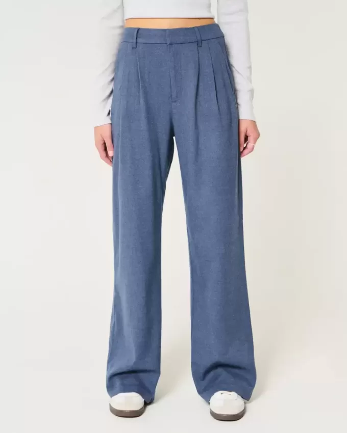 Hollister Livvy Ultra High-Rise Wide-Leg Pants