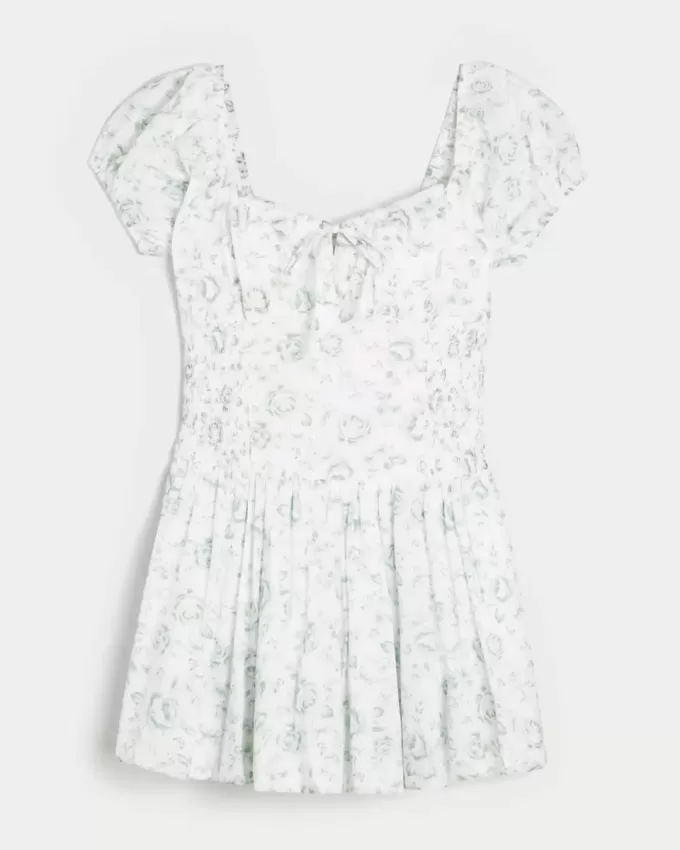 Hollister Sofia Drop-Waist Bubble Skort Dress