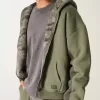 Hollister x Crocs Sherpa-Lined Zip-Up Hoodie