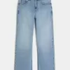 Light Wash Baggy Bootcut Jeans