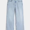 Light Wash Baggy Bootcut Jeans