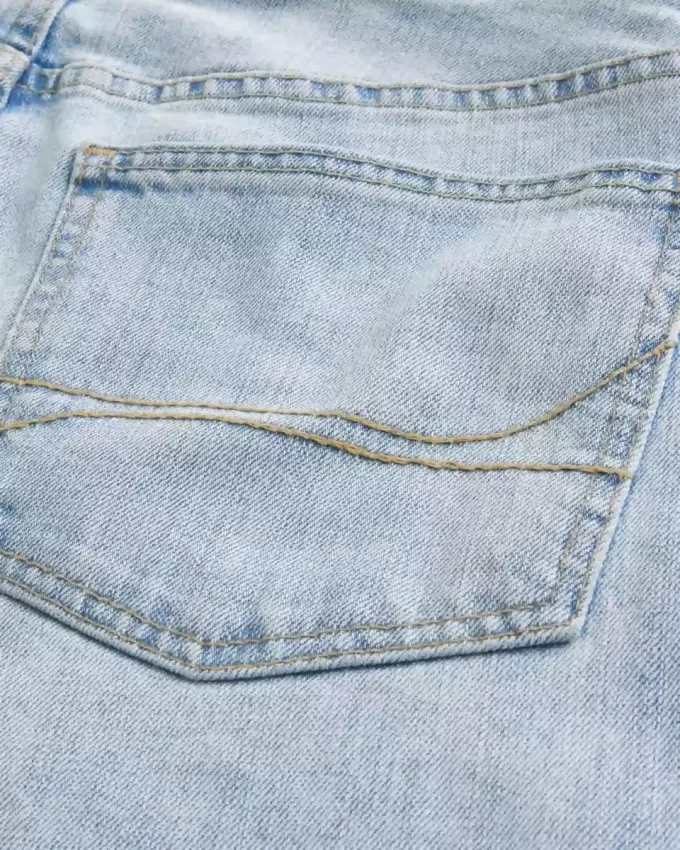 Light Wash Baggy Bootcut Jeans