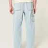 Light Wash Baggy Carpenter Jeans