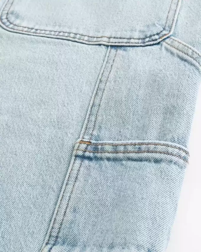 Light Wash Baggy Carpenter Jeans