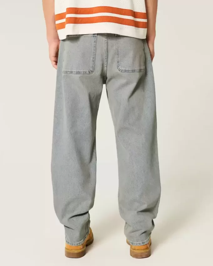 Light Wash Baggy Jeans