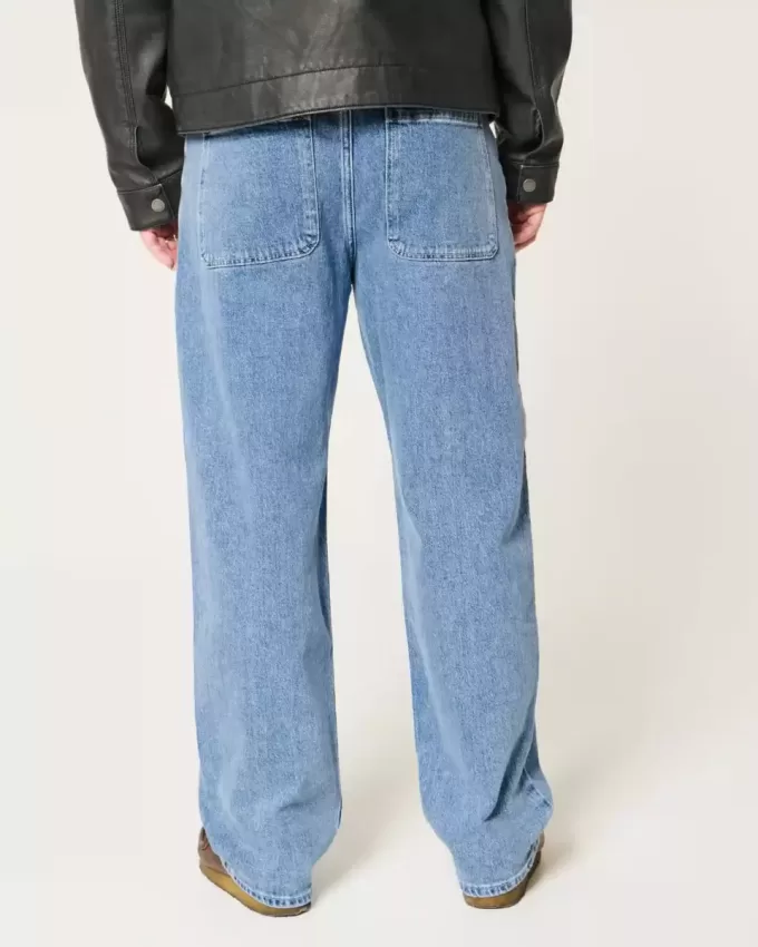 Light Wash Baggy Jeans