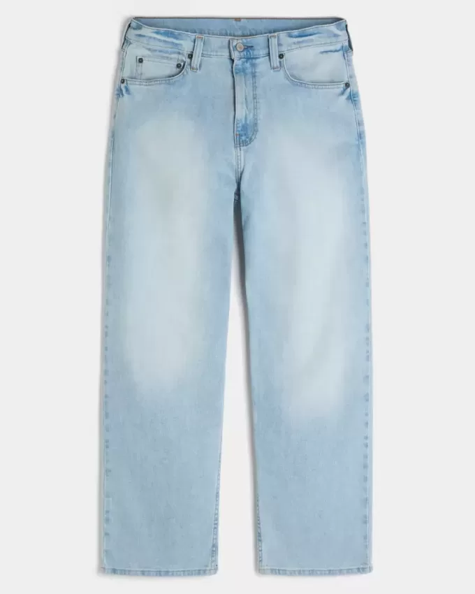 Light Wash Baggy Jeans