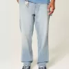 Light Wash Baggy Painter Jeans