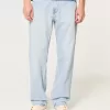 Light Wash Loose Jeans