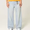 Light Wash Super Baggy Jeans