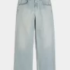 Light Wash Super Baggy Jeans